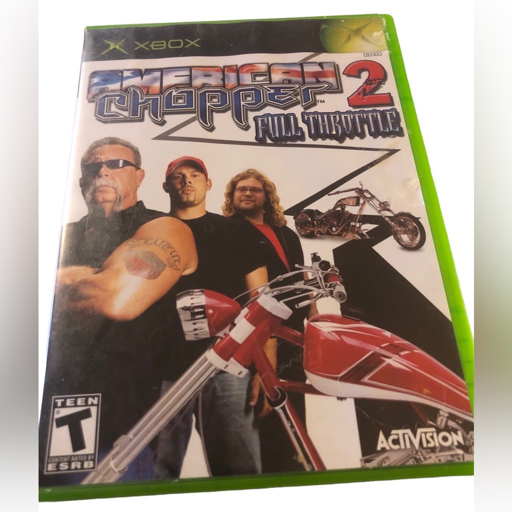 American Chopper 2: Full Throttle (Microsoft Xbox, 2005) Complete
